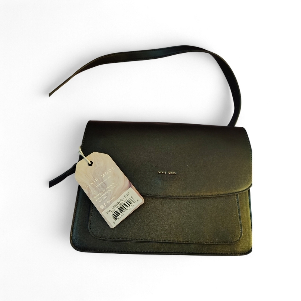 Pixie Mood Zoe Crossbody Bag Black NEW - Picture 2 of 5